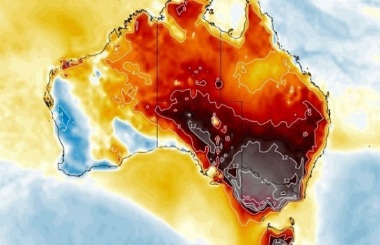 Valë ekstreme e nxehtësisë në Australi, temperatura arrin deri në 50 °C