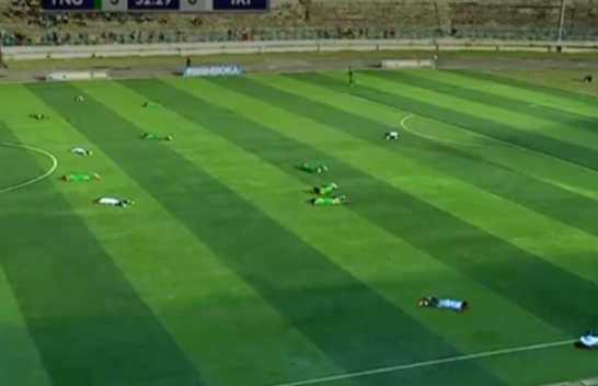 Bletët ndërpresin ndeshjen e futbollit në Tanzani [Video]