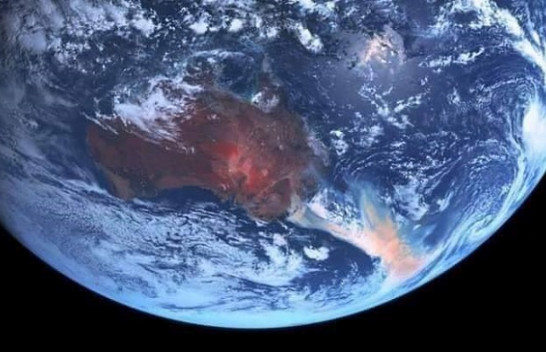 Zjarret shkatërruese të Australisë nga hapësira kozmike!