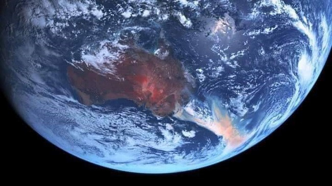 Zjarret shkatërruese të Australisë nga hapësira kozmike!