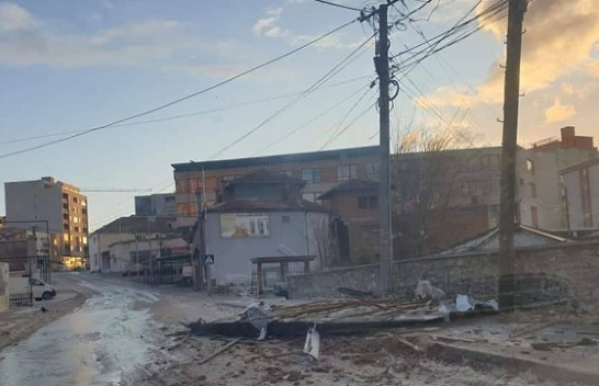 Kështu duket Istogu pas erërave të forta