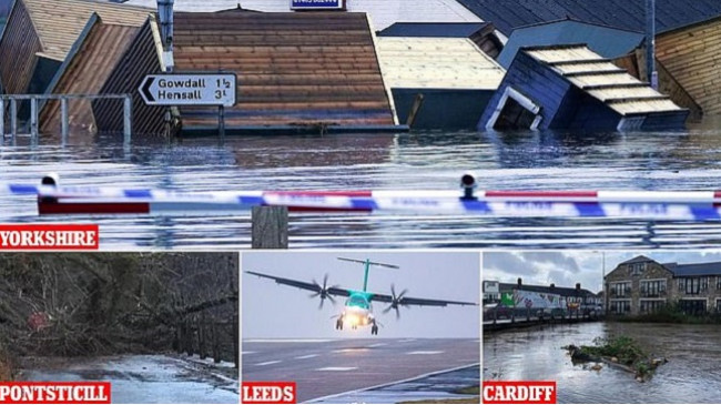Britania e Madhe nuk gjen qetësi, goditet nga stuhia ‘Jorge’ [Foto]