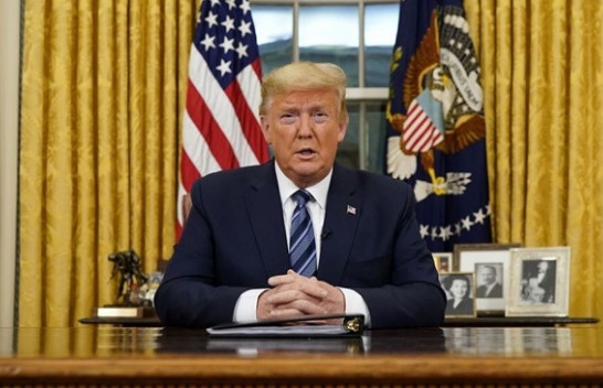 Donald Trump pezullon të gjitha fluturimet nga Evropa për në SHBA për shkak të koronavirusit