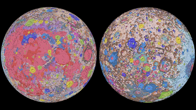 Harta e parë e plotë me ngjyra e Hënës zbulon se kur mund të zbarkojnë astronautët e NASA-s në vitin 2024