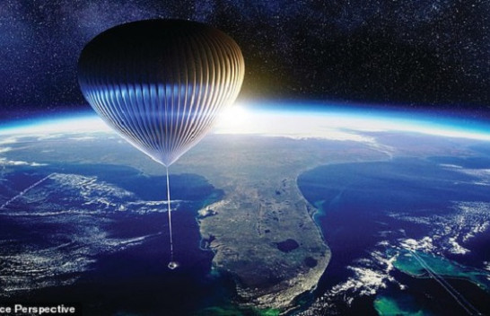 Udhëtim turistik në hapësirë me balonë