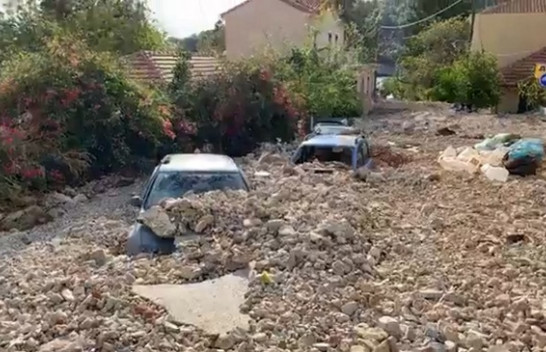 Pamje trishtuese nga cikloni Ianos në Greqi