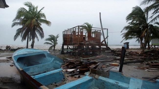 Uragani Iota godet Nikaraguan