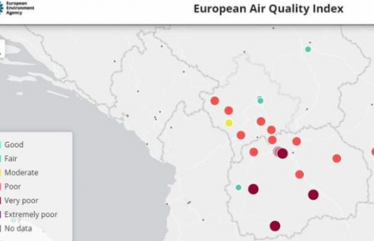 Kosova në Rrjetin Evropian të Indeksit të Cilësisë së Ajrit