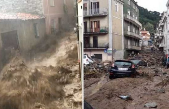 Pamje trishtuese nga përmbytjet në Sardenja të Italisë [Foto]
