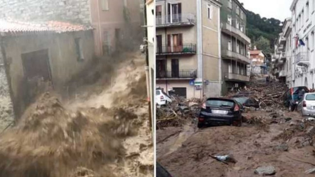 Pamje trishtuese nga përmbytjet në Sardenja të Italisë [Foto]