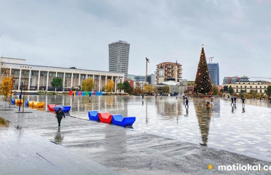 Direkt nga Tirana me shi, kapur nga fotoreporteri i Motilokal