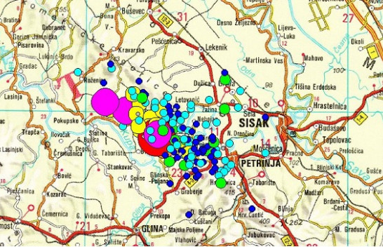 Tërmeti në Kroaci, Petrinja u ‘shkund’ nga 374 pasgoditje