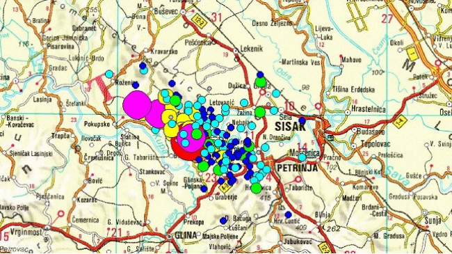 Tërmeti në Kroaci, Petrinja u ‘shkund’ nga 374 pasgoditje