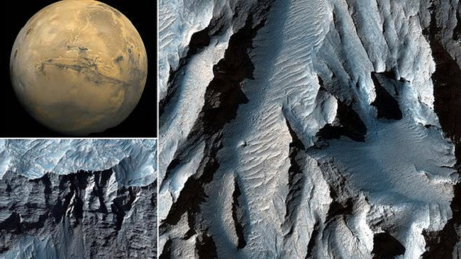 NASA publikon pamjet e pabesueshme nga kanioni i madh i Planetit të Kuq