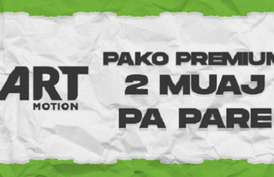 Oferta më e re nga Artmotion! 2 muajt e parë falas!