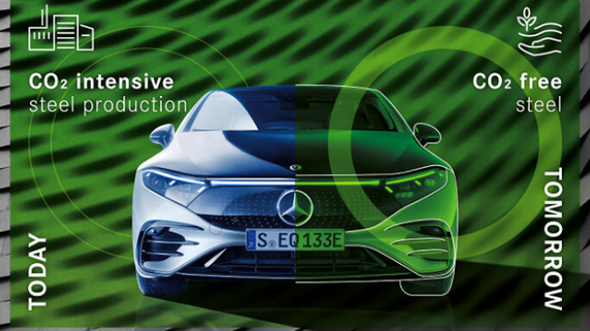 Mercedes nga viti 2025 do të projektohet me çelik ‘të gjelbër’