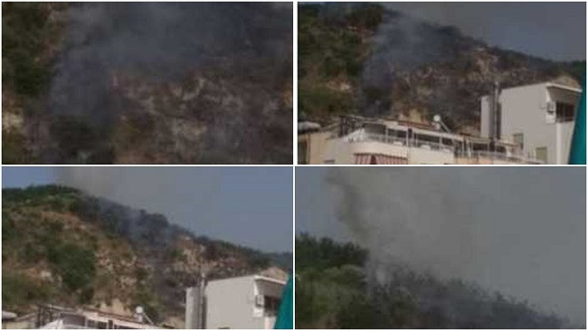 Temperaturat ekstreme/ Shkurret te Shkëmbi i Kavajës përfshihen nga flakët