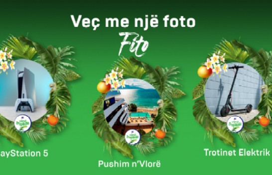 Veç me një foto, fito pushim n’Vlorë, trotinet elektrik, Playstation 5