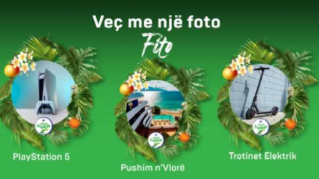 Veç me një foto, fito pushim n’Vlorë, trotinet elektrik, Playstation 5
