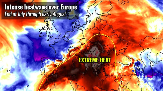 Ballkani përfshihet nga vala e nxehtë, temperaturat pritet të shkojnë deri në 45 gradë Celsius