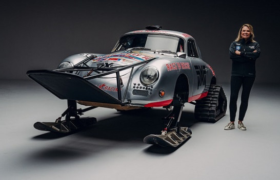 Porsche e vitit 1956 është gati për një garë në Antarktidë [Foto]