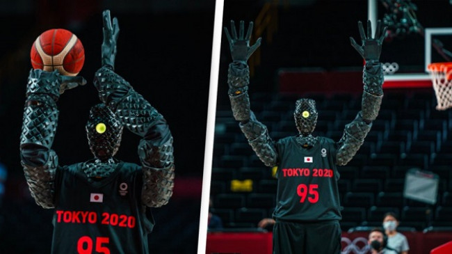 Japonezët prodhojnë robotin që luan basketboll
