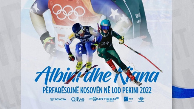 Albin Tahiri dhe Kiana Kryeziu përfaqësojnë Kosovën në Lojërat Olimpike Dimërore ‘Beijing 2022’