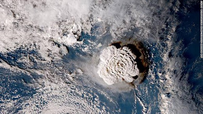 NASA: Shpërthimi i vullkanit në Tonga 500 herë më i fuqishëm se bomba atomike e Hiroshimës