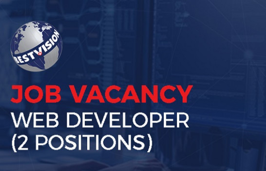 Job Vacancy announcement – Web Developer (2 Positions)