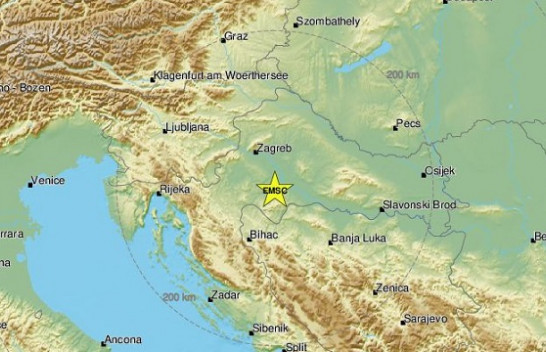 Një tërmet 3.7 ballë godet Kroacinë