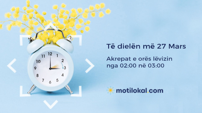 Nga sonte në mesnatë fillon llogaritja verore e kohës