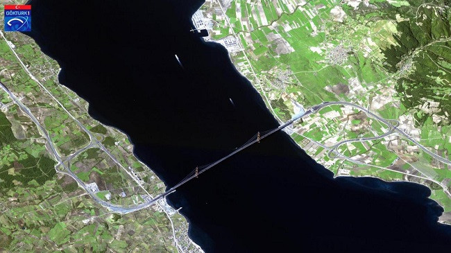 Ura Çanakala 1915 fotografohet nga sateliti ‘GOKTURK-1’