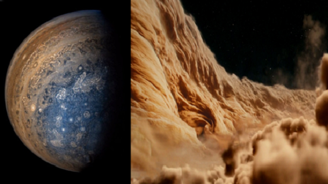 NASA publikon foto të reja mahnitëse të Jupiterit të shkrepura nga anija e saj kozmike Juno