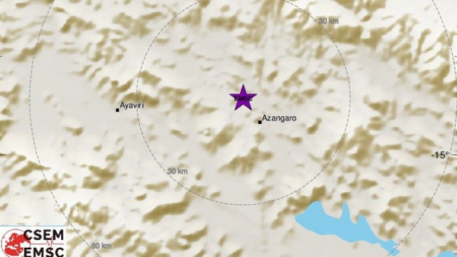 Një tërmet i fuqishëm me magnitudë 7.2 godet Perunë jugore