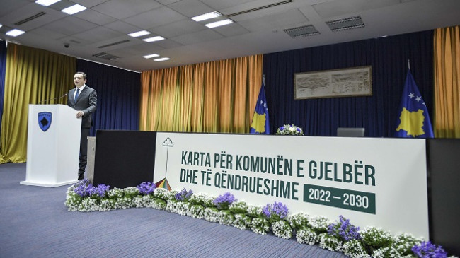 Qeveria e Kosovës me komunat nënshkruajnë 'Kartën për Komunën e gjelbër dhe të qëndrueshme'