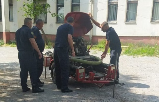 Ekipet e zjarrfikjes dhe shpëtimit në Gjilan në gatishmëri të plotë në rast të përmbytjeve eventuale