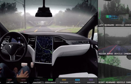 Tesla tani mund të skanojë rrugën për gropa të mundshme
