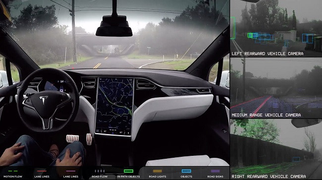 Tesla tani mund të skanojë rrugën për gropa të mundshme