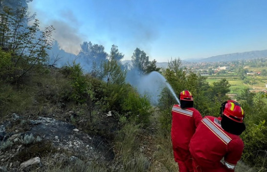 Situata e zjarreve në Shqipëri, Ministria e Mbrojtjes: Në 24 orë u raportuan 18 vatra, 5 prej tyre vijojnë të jenë aktive
