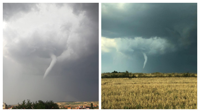 E paparë ndonjëherë: Një mini-tornado në qiellin e Kosovës