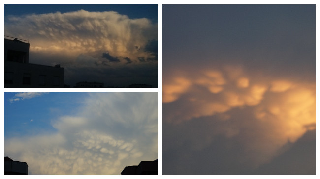Valë qielli nëpër retë Mammatus mbi Prishtinë [Foto]