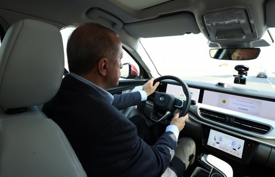Erdoğan teston automjetin turk TOGG