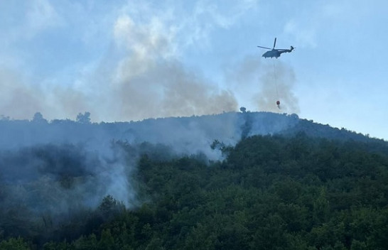Nëntë vatra zjarri aktive në Shqipëri