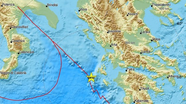 Regjistrohen dridhje të forta toke në Greqi