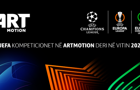 Artmotion ripërtërinë marrëveshjen - Champions League, Europa League, Conference League deri në vitin 2027