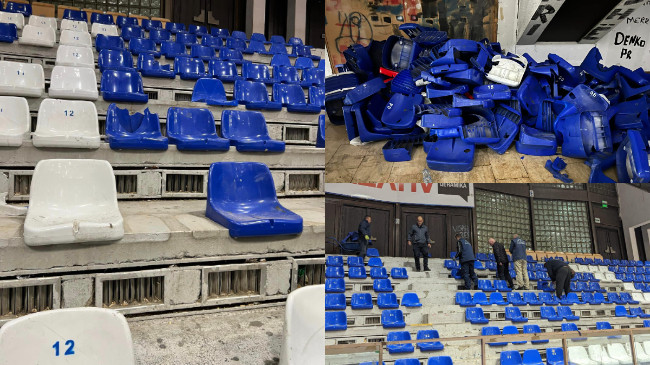 Mbi 50 mijë euro dëme të shkaktuar nga përleshja mes tifozëve të Prishtinës dhe Trepçës në basketboll