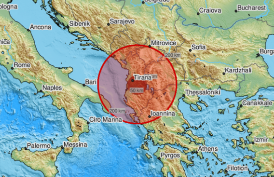 Lëkundet toka në Shqipëri