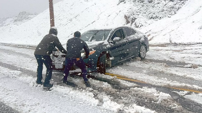 Stuhia e rrallë e dimrit bën kërdinë në Kaliforni