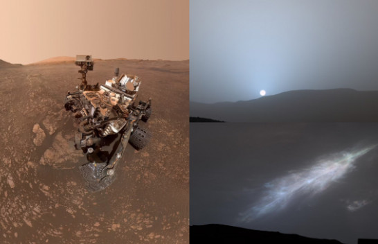 Roveri Curiosity i NASA-s kap imazhe mahnitëse të perëndimit të diellit në Mars
