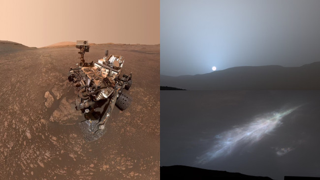 Roveri Curiosity i NASA-s kap imazhe mahnitëse të perëndimit të diellit në Mars